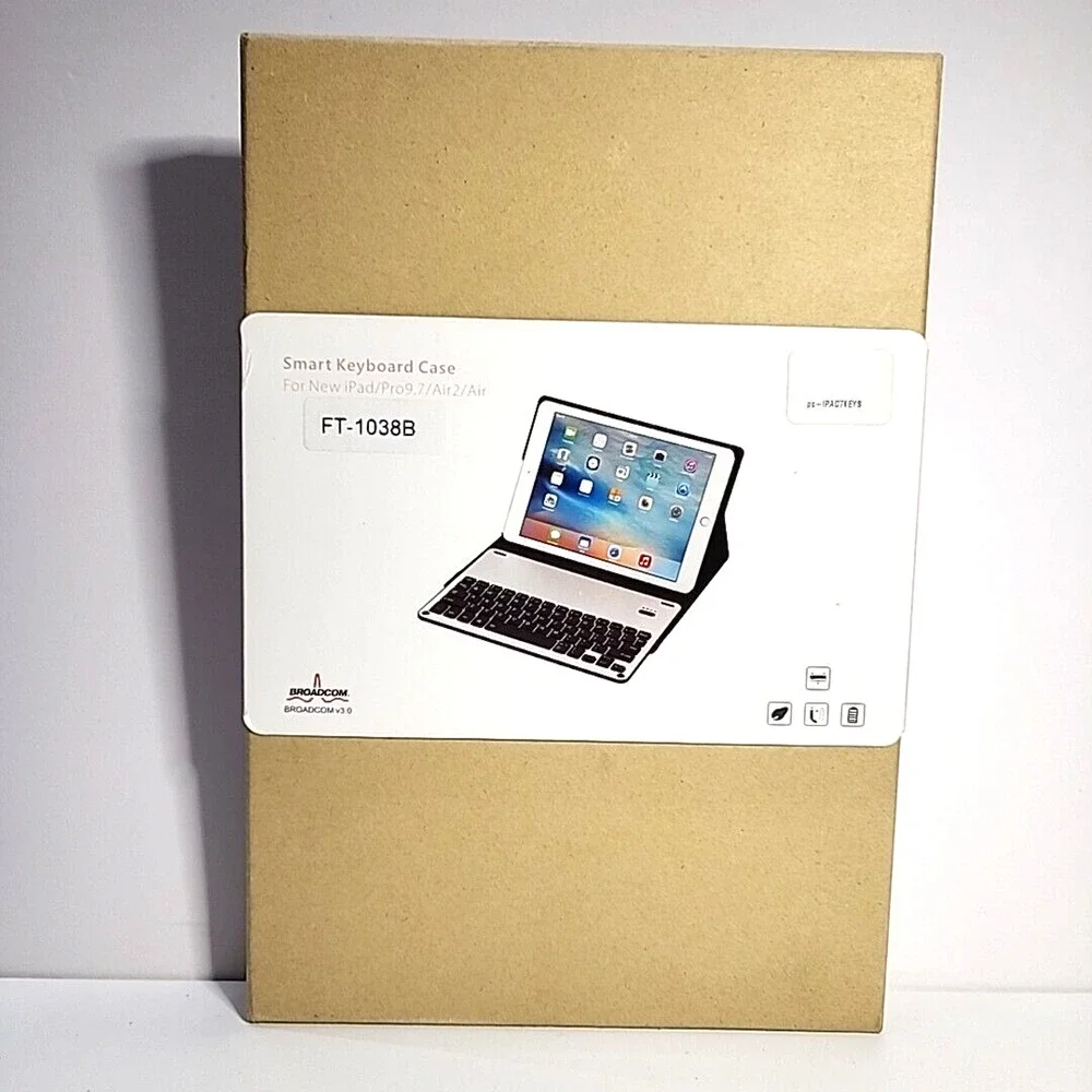 Black Cover for Apple iPad 9.7, Air 1/2, Pro 10.5, Air 3, iPad 10.2, Pro 11